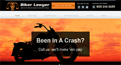 Desktop Screenshot of bikerlawyer.com